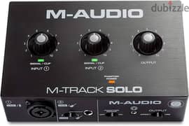 كارت صوت ام اوديو M-Audio M-Track Solo USB Audio Interface 0