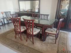 غرفة سفرة زان بالكامل لعشاق الذوق الرفيع dinning room set