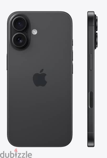 Iphone 16 Plus (128GB) 5G - Black - New -  ايفون ١٦ بلس أسود متبرشم 5