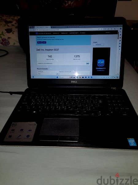 فرصه dell laptop core i5 4th 11