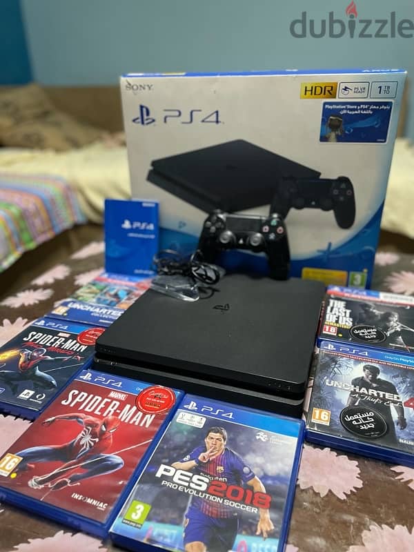 PlayStation 4 slim 1Tb like new 0