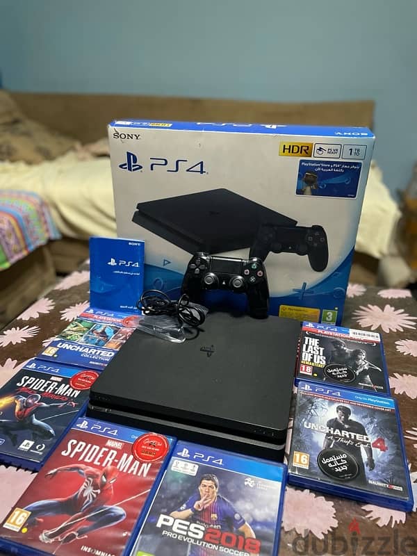 PlayStation 4 slim 1Tb like new 1