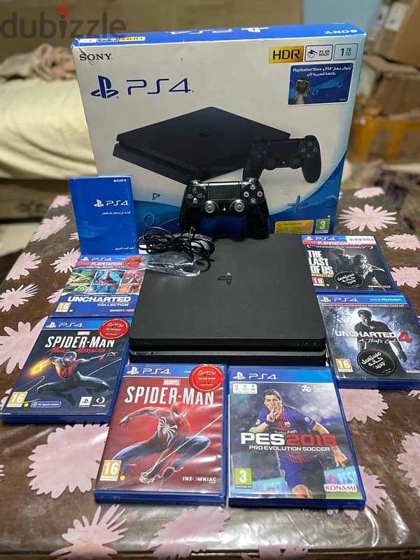 PlayStation 4 slim 1Tb like new 9