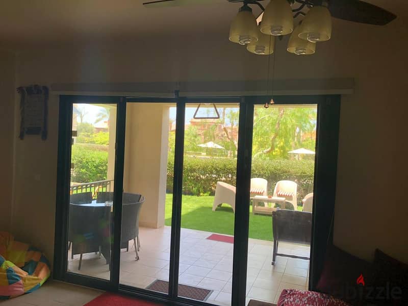 For sale, a ground floor chalet with a garden fully finished in Marassi 10