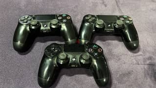 (playstation 4(3 اذرع تحكم