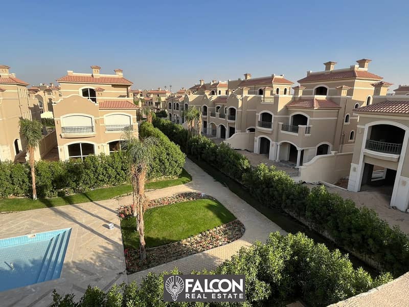 Townhouse villa for sale, immediate receipt, in La Vista, El Patio Prime, Shorouk 1