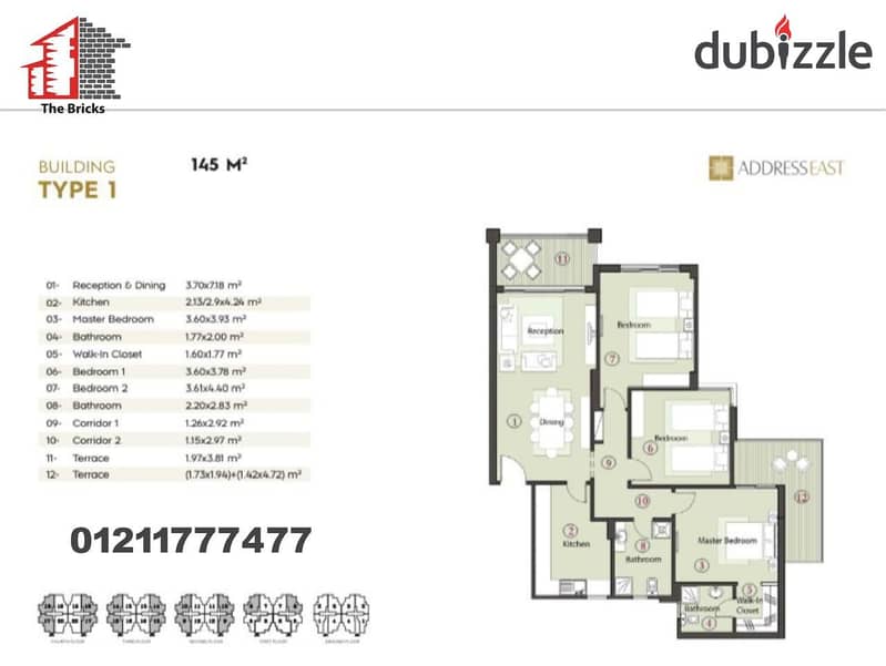 Apartment for sale in The Address East, 90 Street 9