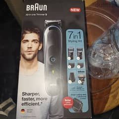 مكينة Braun للحلاقة جديدة All in one Trimmer 3