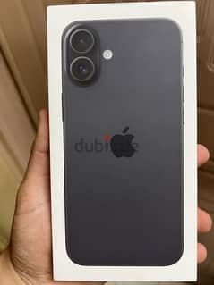 Iphone 16 Plus (128GB) 5G - Black - New -  ايفون ١٦ بلس أسود متبرشم