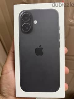 Iphone 16 (256GB) - Black - ايفون ١٦ أسود جديد نسخة شرق أوسط متبرشم