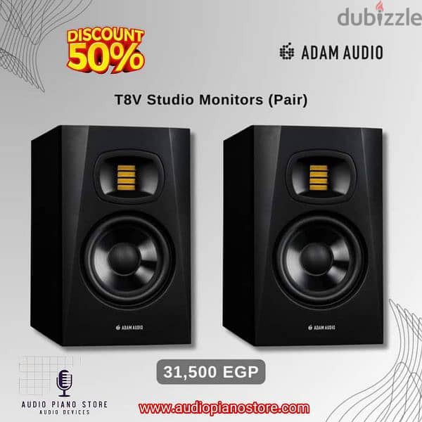 سماعات مونيتور ادم اوديو Adam Professional Audio T8V T-Series 0