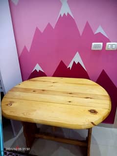 Wooden table ترابيزه خشب 0