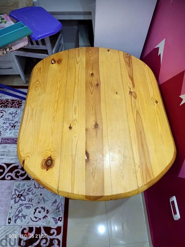 Wooden table ترابيزه خشب 2