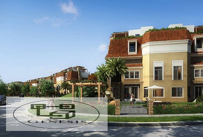 شقة بفيو رائع للبيع  في كمبوند سراي القاهرة الجديدة Sarai New Cairo 9