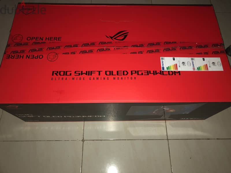 Asus PG34WCDM 240hz OLED Ultrawide 2k gaming monitor. 1