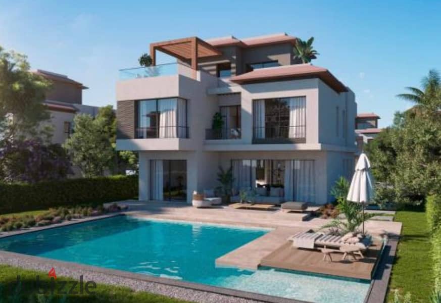 اسكن في PALM HILLS بفيلا 401 متر بالتقسيط علي 10 سنين برايم لوكيشن باكتوبر 3