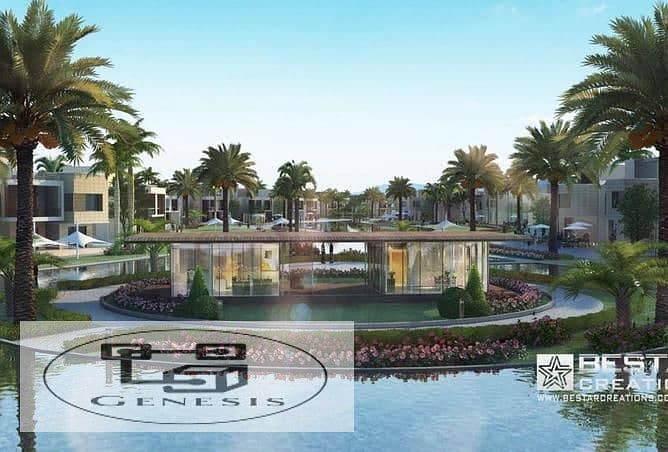 Get a villa with a distinctive view in Sarai New Cairo Compound 11