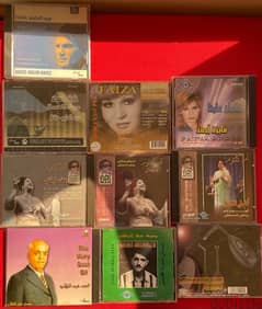 10 CD Arabic Artists ١٠ سى دى أغانى عربى