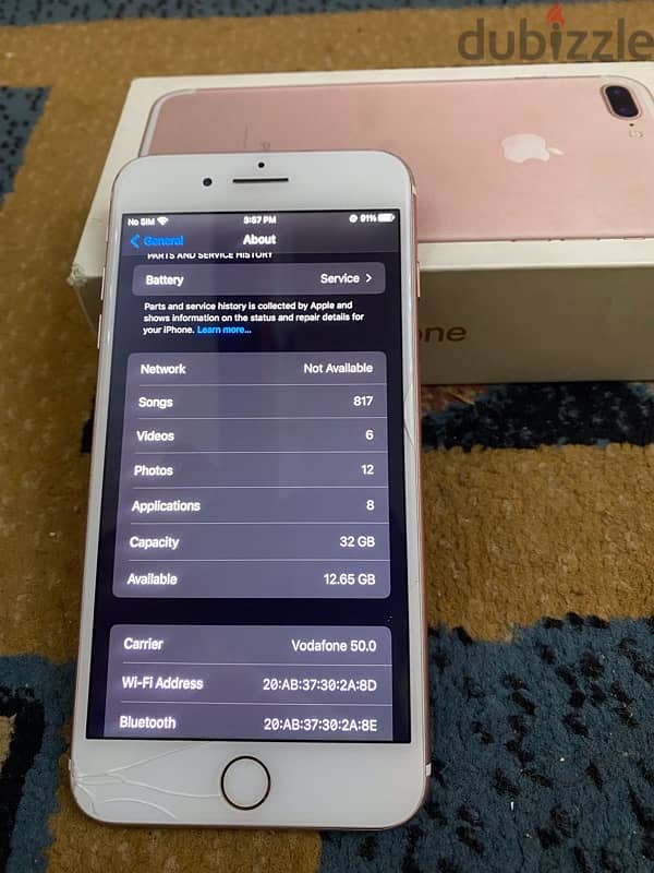 IPhone 7 Plus 32GB Withbox In Perfect condition For Sale 4