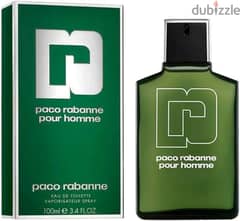 PACO RABANNE GREEN (M) EDT 100ML