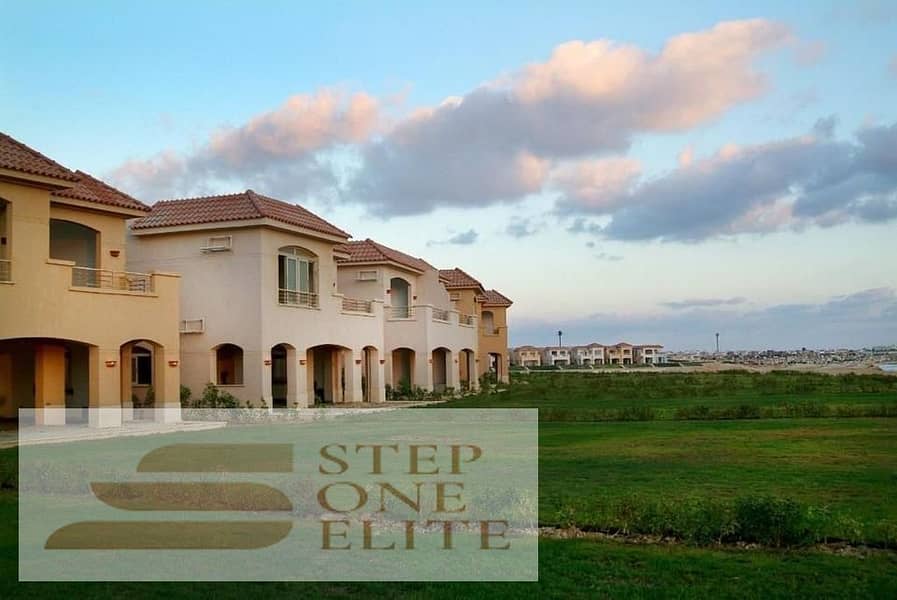 Villa for sale, twin, with the lowest down payment and first row to the sea in Telal Shores Village, Ain Sokhna 7