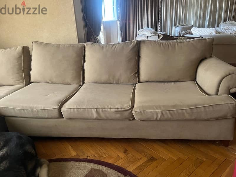 (ركنة) كنبتين ل livingroom L shape 2