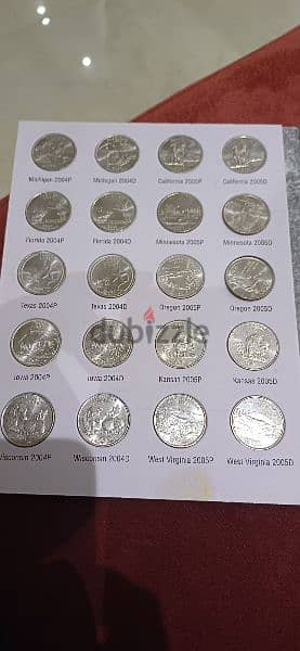 عملات امريكية تذكارية Washington Quarters 2