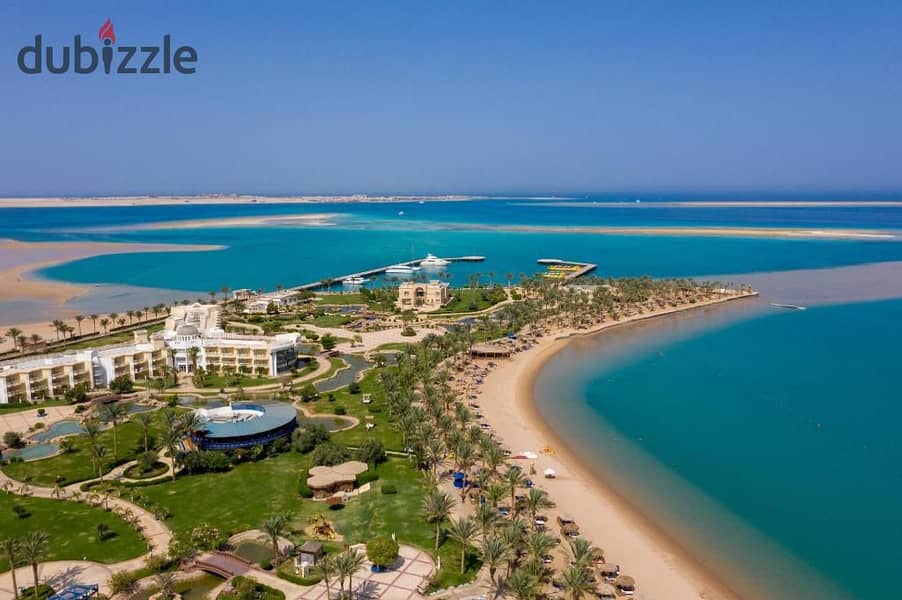 Own a Duplex Lodge with a Garden Directly by the Sea in Soma Bay, Hurghada 1