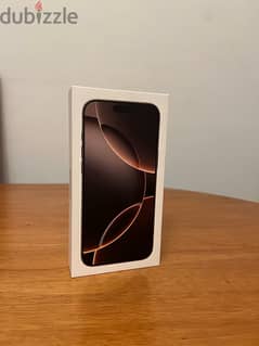 iphone 16 pro max 256 desert titanium نسخة الشرق الأوسط متبرشم 0