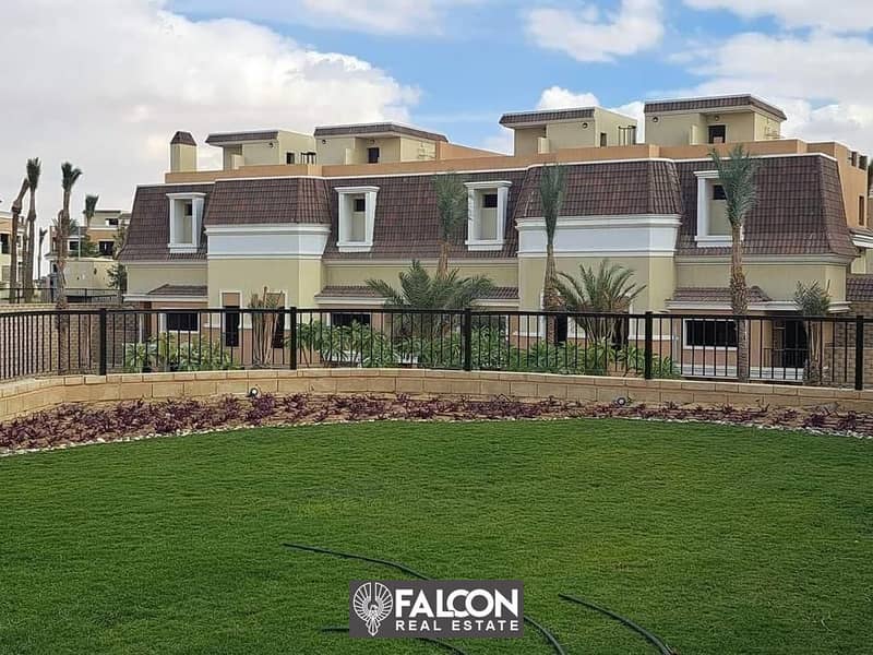 بخصم كاش 42% تاون هاوس  بحري بفيو مميز علي مساحات خضراء  في القاهرة الجديد التجمع الخامس Town House 1