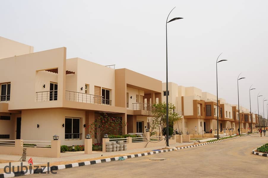 For sale, a townhouse of 283 square meters, fully finished, Grand Heights Compound, 6th of October 11