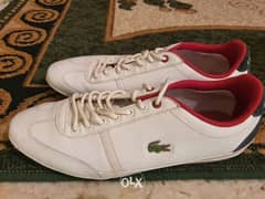 Lacoste Shoes Original White - جزمة لاكوست اصلى ابيض 0