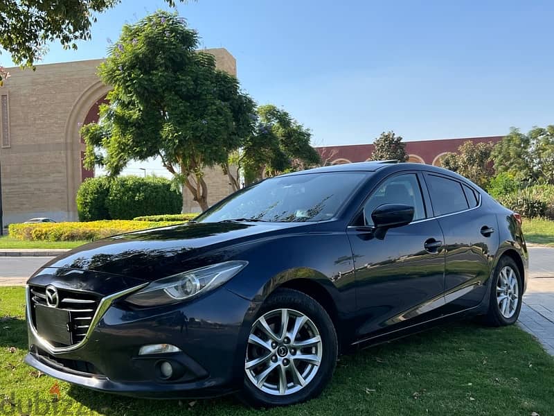 Mazda 3 2015 اعلي فئه فابريكه بل كامل حاله الزيرو 1