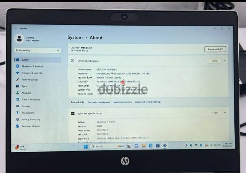 HP ProBook 430 G7
استيراد اوروبي الأقوى في فئتة
جيل عاشر 1