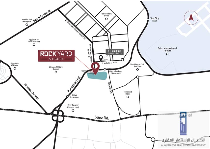 8 years installment hotel apartment next to Cairo Airport in "Rockyard Sheraton" 14