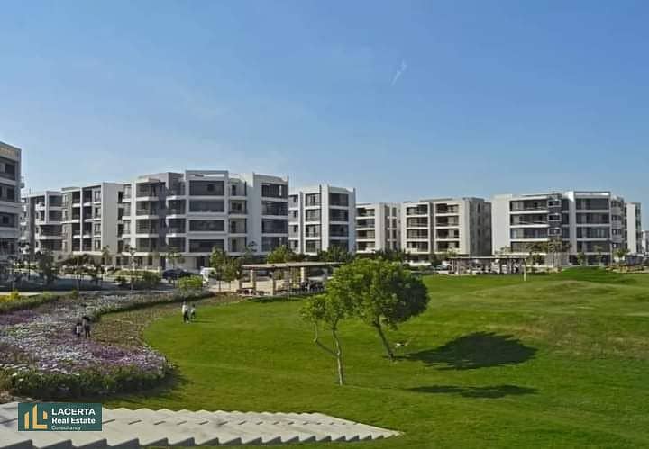 3-bedroom apartment for sale on Suez Road, directly in front of Cairo International Airport in Taj City 3