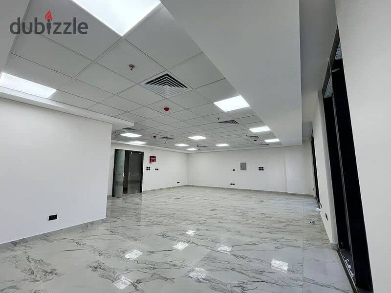 Office fully finished 113 sqm with Ac's for rent in Hyde park business district with a prime location 6