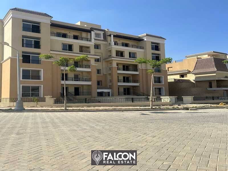 Corner Apartment 156m With Distinctive Division Prime Location For Sale In Sarai New Cairo Next To Madinaty 9