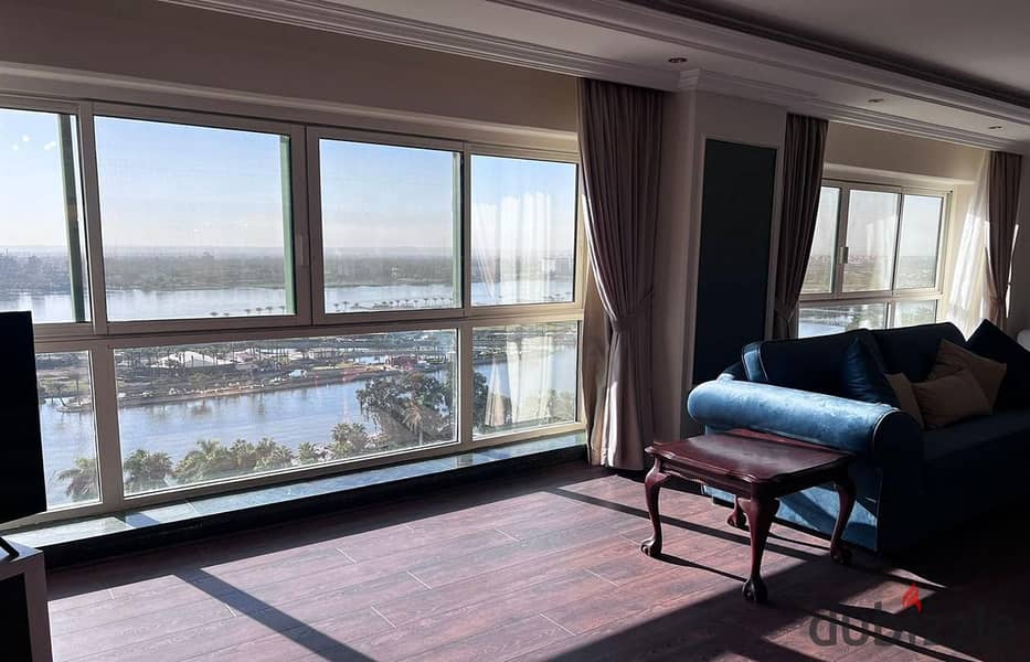 For sale in Barqa, an area in Maadi, directly on the Nile, an area of ​​390 meters, for an apartment overlooking the Corniche, the Nile, Maadi Island, 4