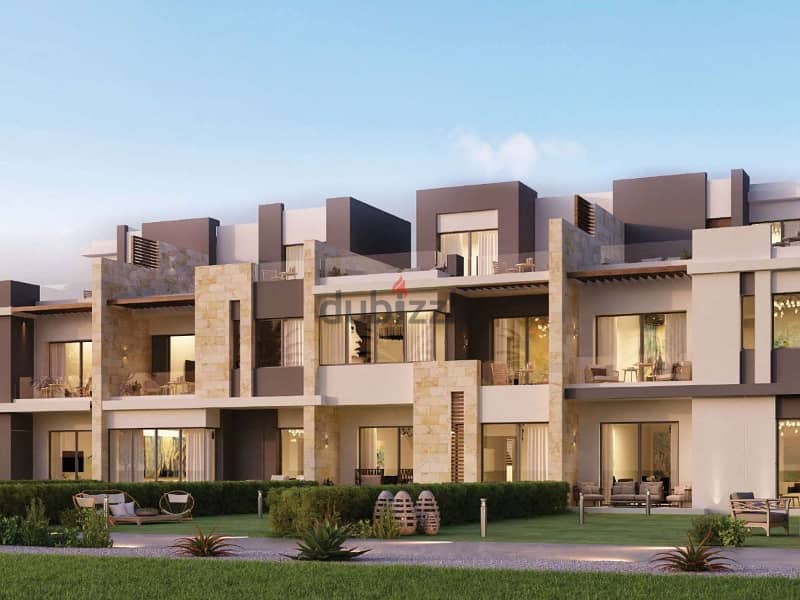 Twinhouse for sale at Tawny October توين هاوس للبيع بكمبوند تاونيتوين 6