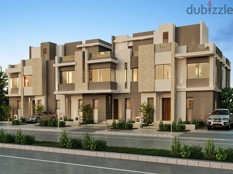 Twinhouse for sale at Tawny October توين هاوس للبيع بكمبوند تاونيتوين 7