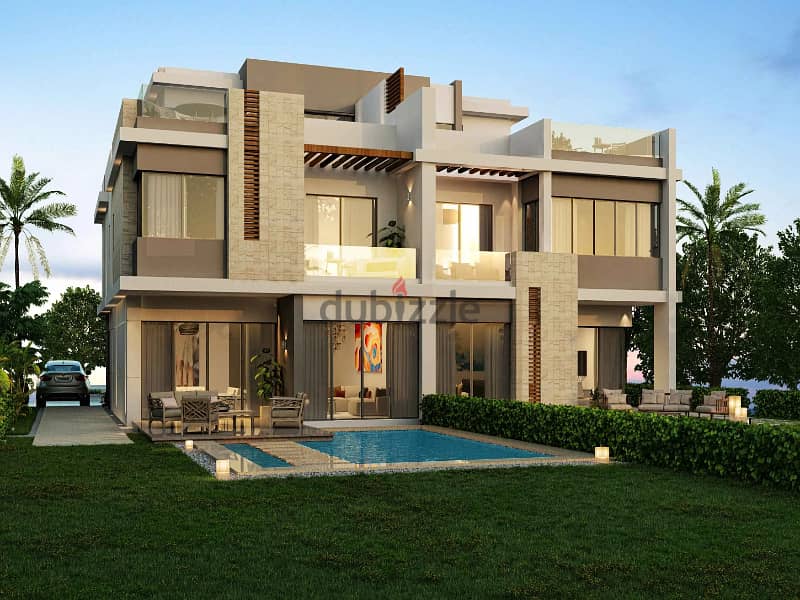 Twinhouse for sale at Tawny October توين هاوس للبيع بكمبوند تاونيتوين 8