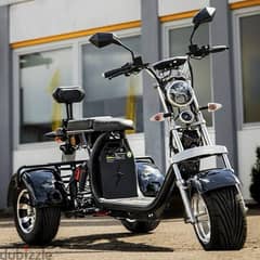 سكوتر هارلى كهرباء ٣عجلات ليثيوم harley electric scooter 3wheels 3000w