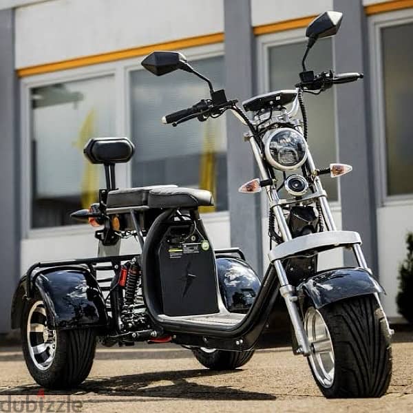 سكوتر هارلى كهرباء ٣عجلات ليثيوم harley electric scooter 3wheels 3000w 0