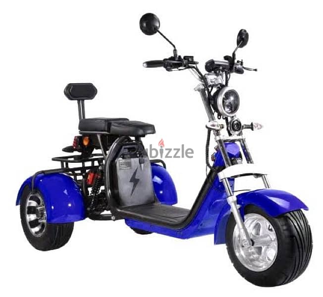 سكوتر هارلى كهرباء ٣عجلات ليثيوم harley electric scooter 3wheels 3000w 3