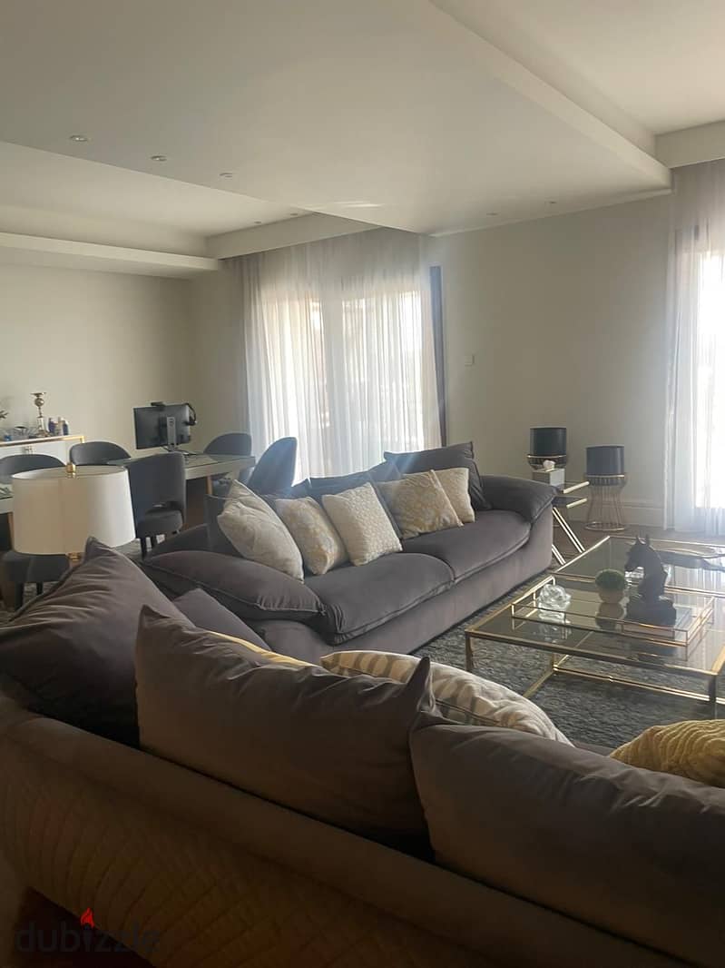 Luxury spacious furnished apartment for rent in Katameya Dunes compound 5th Settlement 1