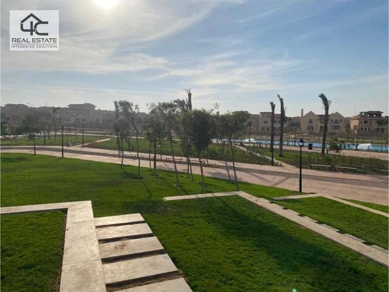 on the largest landscape area duplex direct view on landscape in hyde park new cairo 3