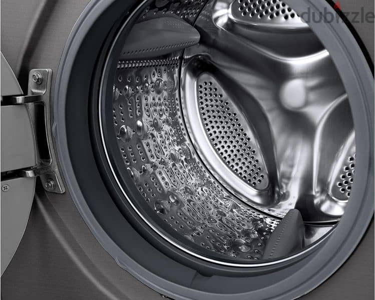 غسالة ال جي ٨كيلو LG Front Load Washing Machine 8KG With DD Motor 8