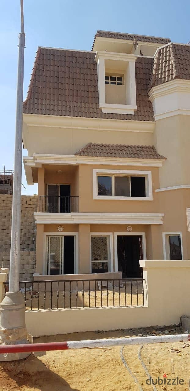 Villa for sale, 3 floors and 5 rooms, in the most luxurious compound in Mostakbal City, with a 10% down payment and installments 1