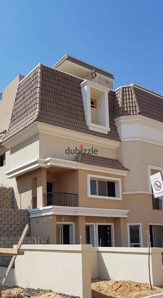 Villa for sale, 3 floors and 5 rooms, in the most luxurious compound in Mostakbal City, with a 10% down payment and installments 2